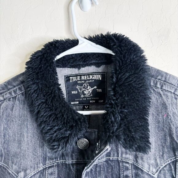 True Religion Jimmy Sherpa Jean Jacket - Picture 4 of 8